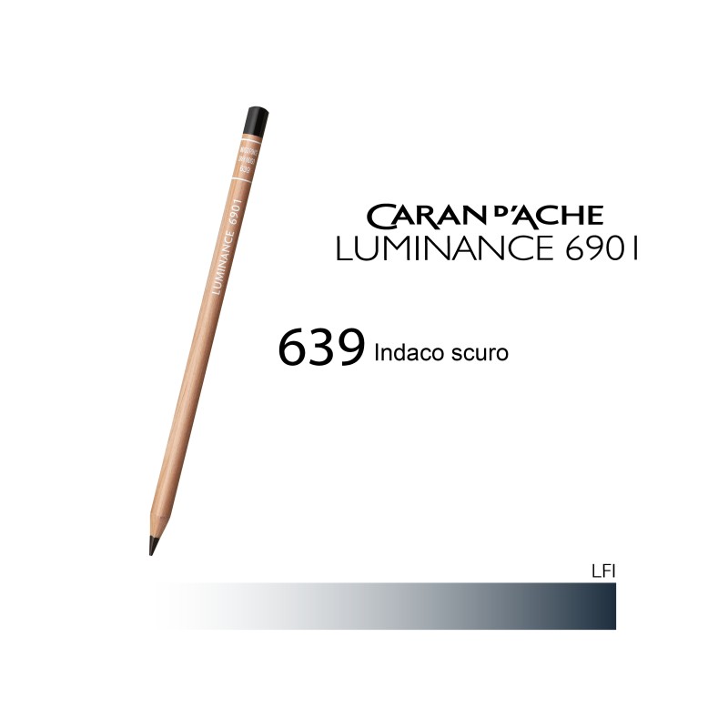 639 - Caran d'Ache matita colorata Luminance 6901 Indaco scuro