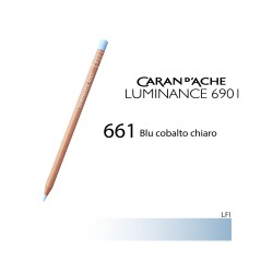 661 - Caran d'Ache matita colorata Luminance 6901 Blu cobalto chiaro
