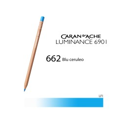 662 - Caran d'Ache matita colorata Luminance 6901 Blu ceruleo