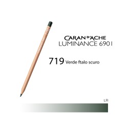719 - Caran d'Ache matita colorata Luminance 6901 Verde ftalo scuro