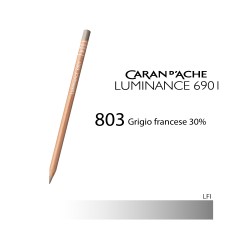803 - Caran d'Ache matita colorata Luminance 6901 Grigio francese 30%