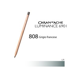 808 - Caran d'Ache matita colorata Luminance 6901 Grigio francese