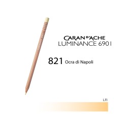 821 - Caran d'Ache matita colorata Luminance 6901 Ocra di Napoli