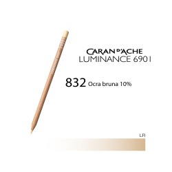 832 - Caran d'Ache matita colorata Luminance 6901 Ocra bruna 10%