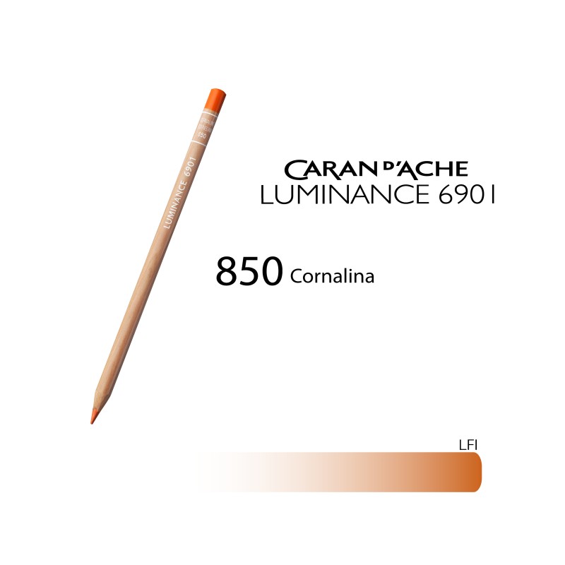 850 - Caran d'Ache matita colorata Luminance 6901 Cornalina