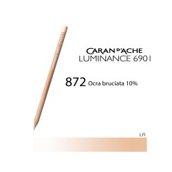 872 - Caran d'Ache matita colorata Luminance 6901 Ocra bruciata 10%