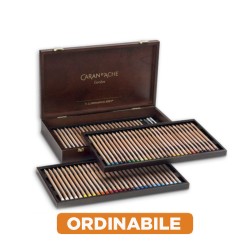 Caran d'Ache Luminance 84 pezzi scatola in legno