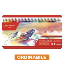 Caran d'Ache Supracolor Aquarelle 120 matite colorate acquerellabili scatola in metallo