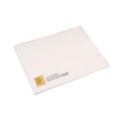 St Cuthberts Mill Saunders Waterford Extra Bianco, confezione da 10 fogli, cm 56x76, Grana Ruvida, 300gr/Mq