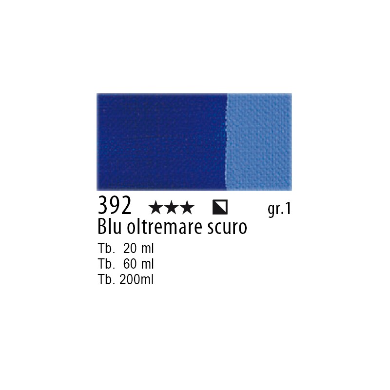 392 - Maimeri Olio Classico Blu oltremare scuro