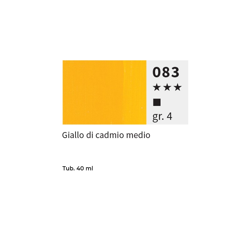 083 - Maimeri Olio Puro Giallo Di Cadmio Medio