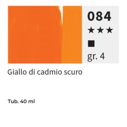 084 - Maimeri Olio Puro Giallo Di Cadmio Scuro