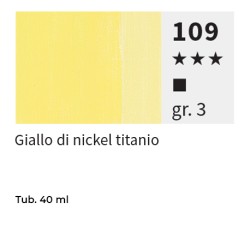 109 - Maimeri Olio Puro Giallo Di Nickel Titanio