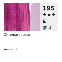 195 - Maimeri Olio Puro Oltremare Rosso