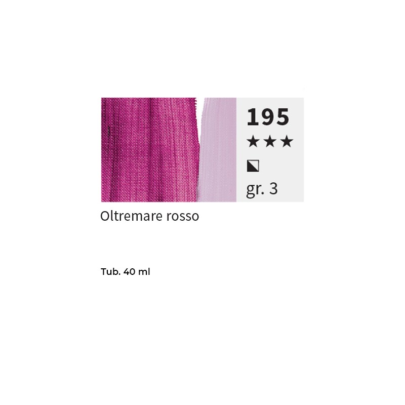 195 - Maimeri Olio Puro Oltremare Rosso