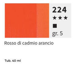 224 - Maimeri Olio Puro Rosso Di Cadmio Arancio
