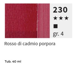 230 - Maimeri Olio Puro Rosso Di Cadmio Porpora