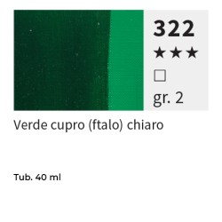 322 - Maimeri Olio Puro Verde Cupro (Ftalo) Chiaro