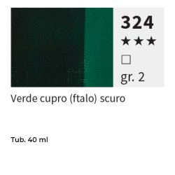 324 - Maimeri Olio Puro Verde Cupro (Ftalo) Scuro