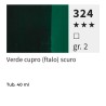 324 - Maimeri Olio Puro Verde Cupro (Ftalo) Scuro