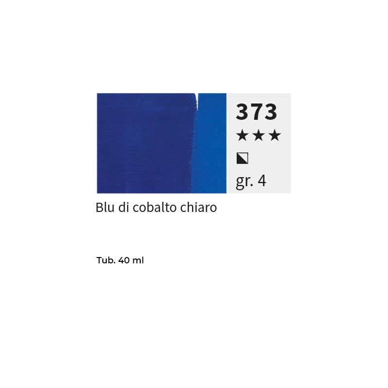 373 - Maimeri Olio Puro Blu Di Cobalto Chiaro
