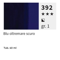 392 - Maimeri Olio Puro Blu Oltremare Scuro