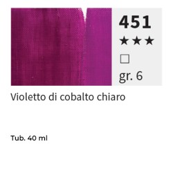 451 - Maimeri Olio Puro Violetto Di Cobalto Chiaro