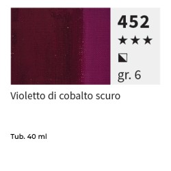452 - Maimeri Olio Puro Violetto Di Cobalto Scuro