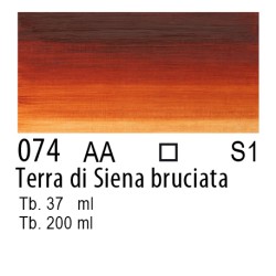 074 - Winsor & Newton Olio Winton Terra di Siena bruciata