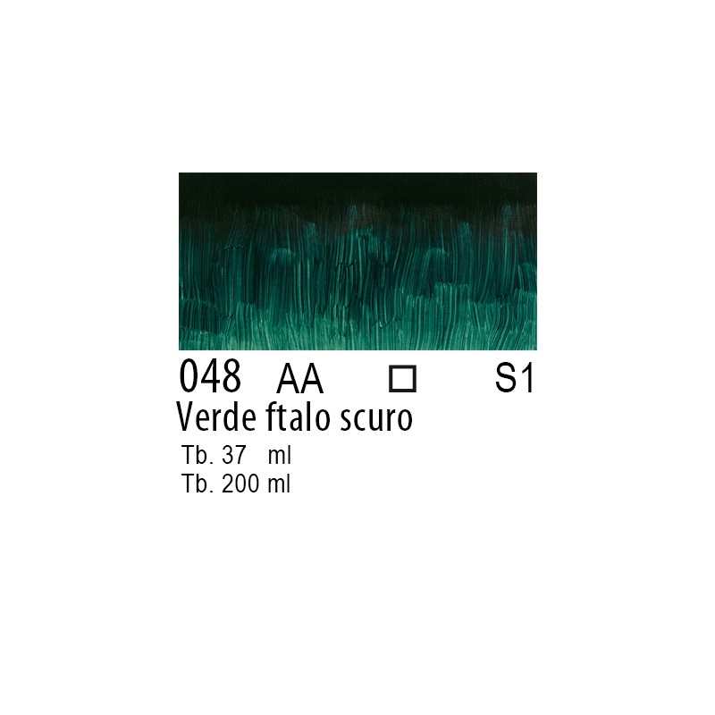 048 - Winsor & Newton Olio Winton Verde ftalo scuro