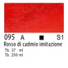 095 - Winsor & Newton Olio Winton Rosso di cadmio imitazione