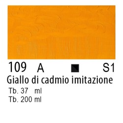 109 - Winsor & Newton Olio Winton Giallo di cadmio imitazione