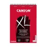 Canson XL Huile & Acrylique, Blocco spiralato, Bianco, 30 fogli, Grana non telata, 290gr/Mq