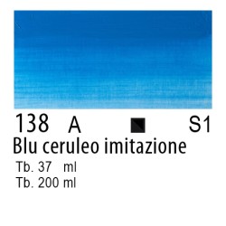 138 - Winsor & Newton Olio Winton Blu ceruleo imitazione