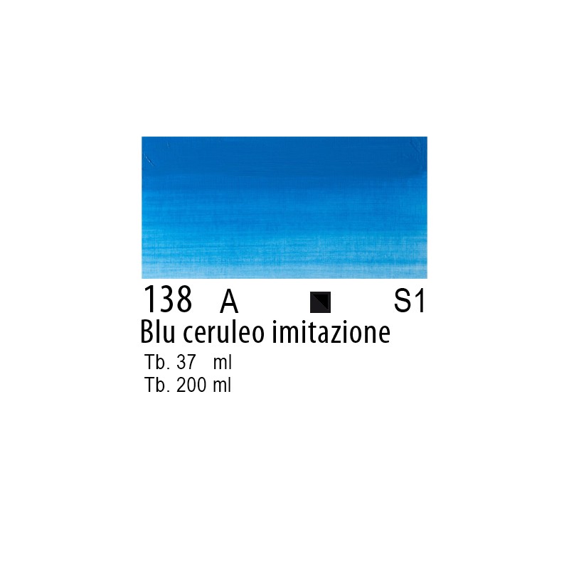 138 - Winsor & Newton Olio Winton Blu ceruleo imitazione