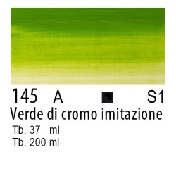 145 - Winsor & Newton Olio Winton Verde di cromo imitazione