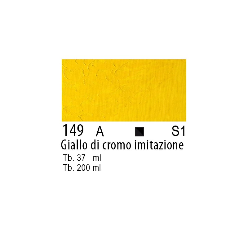 149 - Winsor & Newton Olio Winton Giallo di cromo imitazione