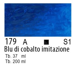 179 - Winsor & Newton Olio Winton Blu di cobalto imitazione