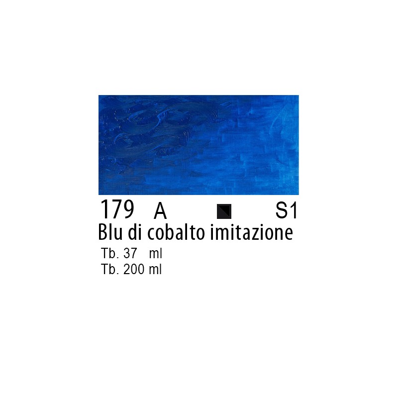 179 - Winsor & Newton Olio Winton Blu di cobalto imitazione