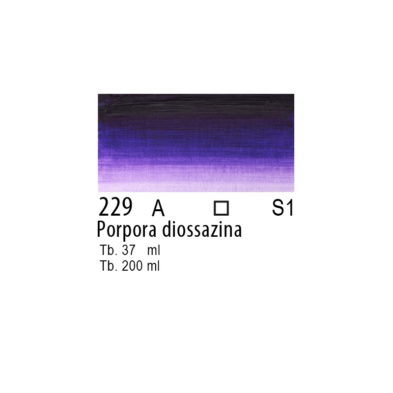 229 - Winsor & Newton Olio Winton Porpora Diossazina