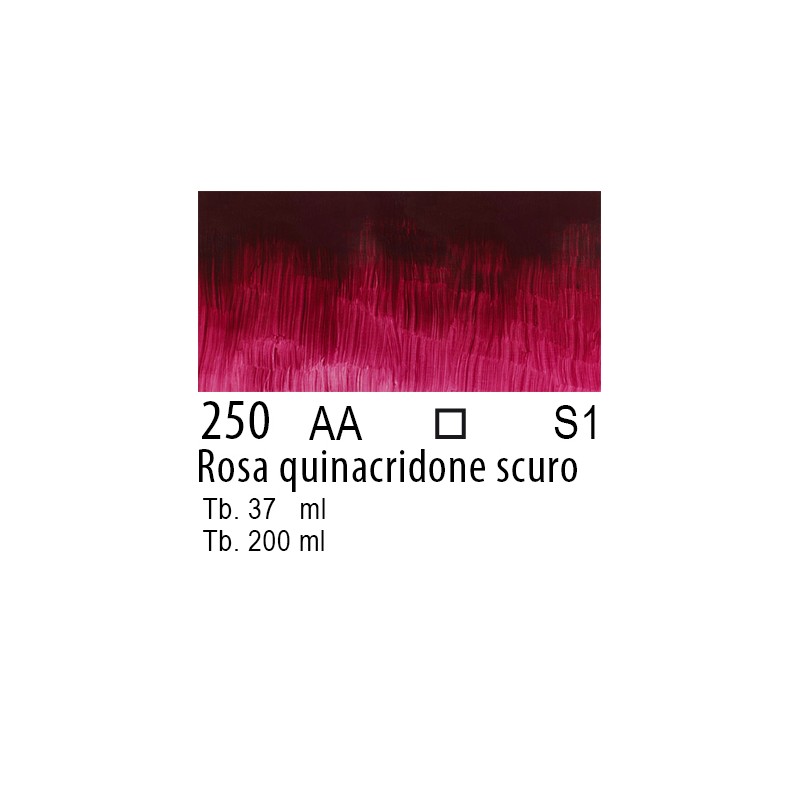 250 - Winsor & Newton Olio Winton Rosa quinacridone scuro