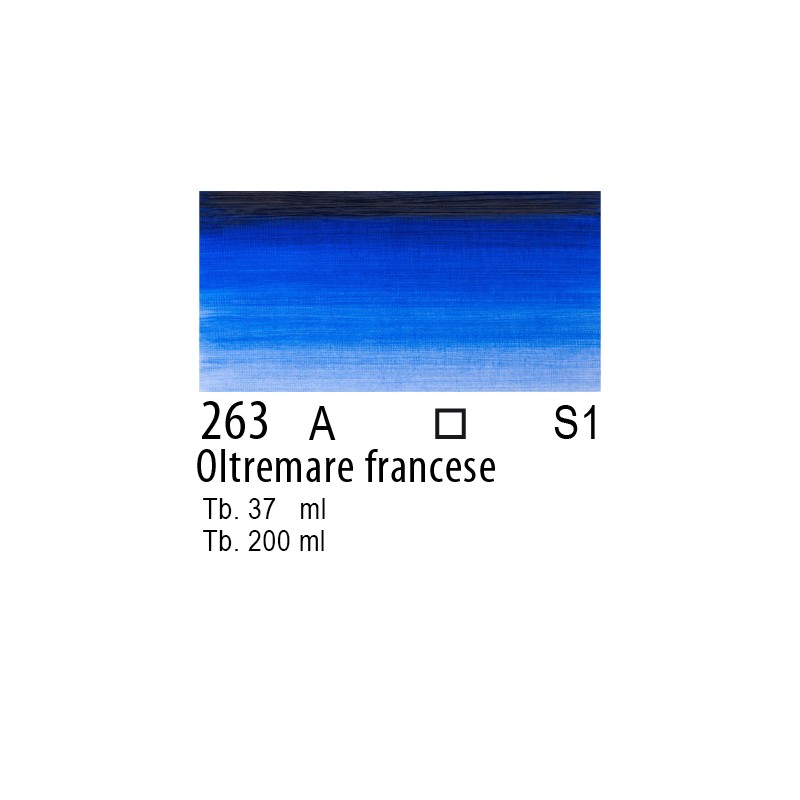 263 - Winsor & Newton Olio Winton Oltremare francese