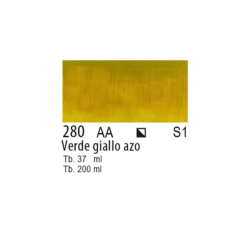 280 - Winsor & Newton Olio Winton Verde giallo azo