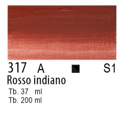 317 - Winsor & Newton Olio Winton Rosso indiano