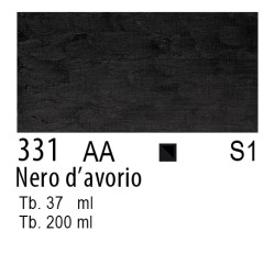 331 - Winsor & Newton Olio Winton Nero d'avorio