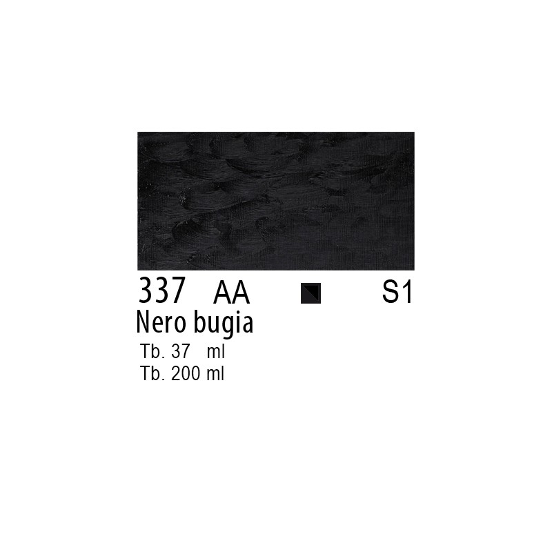 337 - Winsor & Newton Olio Winton Nero bugia
