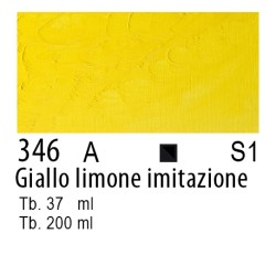 346 - Winsor & Newton Olio Winton Giallo limone imitazione