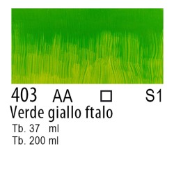 403 - Winsor & Newton Olio Winton Verde giallo ftalo