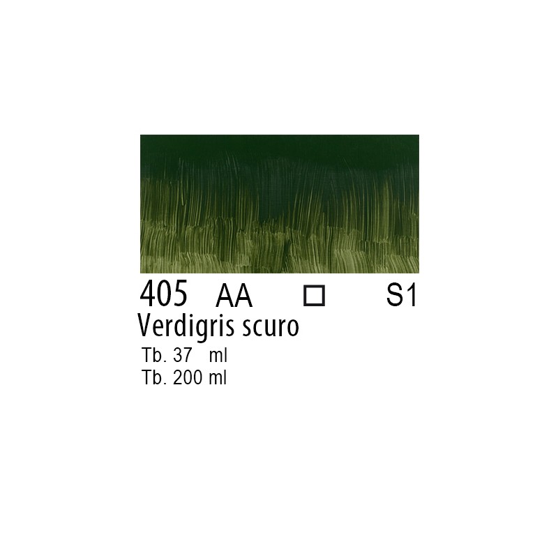 405 - Winsor & Newton Olio Winton Verdigris scuro