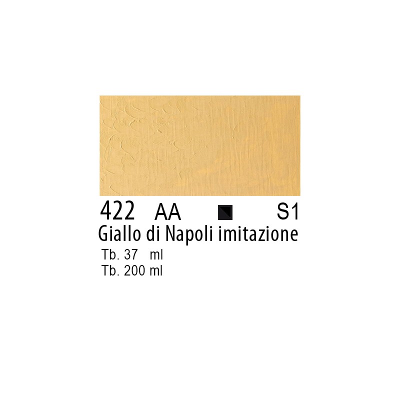 422 - Winsor & Newton Olio Winton Giallo di Napoli imitazione